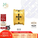 周生生新年礼物王安宇同款 信念黄金转运珠 足金XL串珠 86640C定价