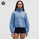 lululemon丨Scuba 女士超宽松款烟囱领卫衣 LW3IFTS 杂色学院蓝 XS /S