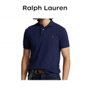 RALPH LAUREN 拉夫劳伦夏季新款潮流休闲纯棉送男友520礼物短袖t恤polo衫蓝色 M