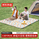 京东京造 户外野餐垫公园帐篷防潮垫露营垫超声波可机洗地垫繁花200*200cm
