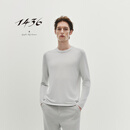 14361436Leisure系列2026春夏精纺圆领男士羊绒衫套衫 穹灰 M