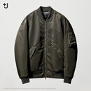 优衣库男装女装高性能复合飞行员茄克/外套夹克26春夏新款485339 07 青灰色 L