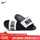 耐克NIKE女子拖鞋 NIKE OFFCOURT SLIDE 运动鞋 BQ4632-011 白黑38