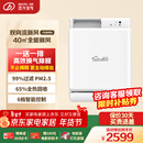 远大（BROAD）【官方直营】FE6-PRO新风换气系统家用壁挂新风机无管道双向流全热交换 窗墙式静音空气净化除甲醛 壁挂式 130m³/h