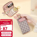 高尔夫（GOLF）钥匙包女时尚印花卡包女士多功能拉链零钱包汽车钥匙扣礼盒装