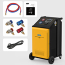 AUTOOLLM708汽车冷媒回收加注机 空调保养双冷媒罐全自动智能汽修设备 LM708【220V电压】