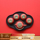 万仟堂【新年礼物】茶具套装礼盒陶瓷水果茶具柿子茶壶茶盘茶杯事事如意