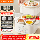 苏泊尔（SUPOR）电炖盅电炖锅隔水炖家用全自动煲汤炖汤锅陶瓷燕窝炖盅4.5L蒸炖一体多功能锅3-4人 DZ25FC873