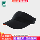 斐乐（FILA）2024夏季新款女子空顶帽简约高尔夫球运动帽遮阳帽 深黑-BK XS