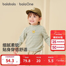 巴拉巴拉balaOne宝宝打底衫男童女童装2025冬季半高领t恤婴儿209425100201