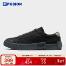 FILA FUSION斐乐潮牌POP帆布鞋男鞋2025秋季拼接时尚板鞋