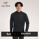 ARC'TERYX始祖鸟 DELTA 1/2 ZIP 保暖 男子 抓绒衫 Black/黑色 M