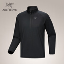 ARC'TERYX始祖鸟 DELTA 1/2 ZIP 男子 抓绒衫 BLACK/黑色 L