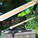 澳颜莱汉剑赵云龙泉手工花纹钢硬剑武术未开刃 乌木发红鎏金诛神 60°以上_63cm