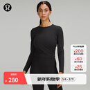 lululemon丨All It Takes女士运动 T 恤 *罗纹Nulu™芯吸 LW3GEZS 黑色 XXS /2