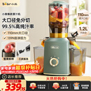 小熊（Bear）榨汁机 原汁机渣汁分离 多功能家用全自动冷压榨果汁橙汁压榨器果蔬机110mm口径F02E3