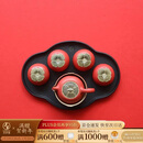 万仟堂【新年礼物】茶具套装礼盒陶瓷水果茶具柿子茶壶茶盘茶杯事事如意