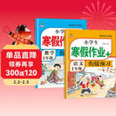 一年级上册上学期 寒假作业语文+数学（共2本）部编人教版 1年级寒假衔接作业（复习+预习）