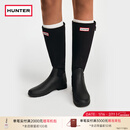 HUNTER女士雨鞋户外鞋Refined高筒靴拉链拼接款长筒靴女靴雨靴 黑色/BLK 40 (40.5)