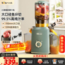 小熊（Bear）榨汁机 原汁机渣汁分离 多功能家用全自动冷压榨果汁橙汁压榨器果蔬机110mm口径F02E3