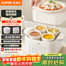 苏泊尔（SUPOR）电炖盅电炖锅隔水炖家用全自动煲汤炖汤锅陶瓷燕窝炖盅4.5L蒸炖一体多功能锅3-4人 DZ25FC873