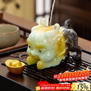 八千行茶宠创意摆件变色貔貅可养吸财招财功夫茶具配件茶桌茶台茶盘