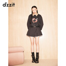 DZZIT地素短裤2026春季新款通勤休闲假两件裙收褶设计裤子女3K1QB141F 深灰色 XS