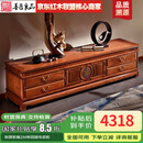 善匠良品 红木家具非洲花梨（学名：刺猬紫檀）电视柜 实木地柜 客厅储物地柜电视柜 2M单团圆电视柜