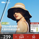 蕉下（beneunder）遮阳帽防晒帽女大帽檐渔夫帽子男登山帽太阳帽防风四季通用 棕