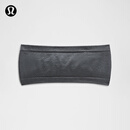 lululemon丨Metal Vent Tech™ 加宽运动头带 LU9CDRS 黑/太阳灰 O/S
