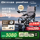 鱼跃(yuwell)电动轮椅D210CL折叠老人全自动专用轻便智能轮椅代步锂电