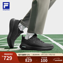 FILA斐乐男鞋运动跑步鞋2026春季新款柔云3轻便舒适健身鞋网面黑色鞋 黑-BK 42