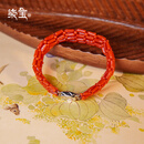 七宝缘天然红珊瑚项链多圈手链手串本命年送妈妈送老婆生日情人节礼物 琼枝·珊瑚管+珠六合一手链 QBSDB0135