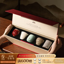 万仟堂茶杯个人专用高档主人杯单杯汝窑茶杯礼物礼盒套组五大名窑