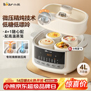 小熊（Bear）电炖锅 炖盅 隔水炖锅炖汤盅煲汤锅 燕窝炖盅婴儿煮粥 电炖盅4.1L家用3-4人微压电炖锅DDZ-J25G2