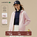 LACOSTE法国鳄鱼女装25秋冬新款休闲宽松拉链卫衣外套|SF5256 ADY/浅粉色 M 38