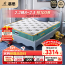 慕思（de RUCCI）爱迪奇 青少年单双人床垫进口乳胶弹簧床垫子 1.5*2米 软硬适中