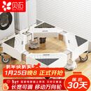 贝石 洗衣机支架底座 全自动滚筒波轮移动架冰箱空调通用增高防滑防震脚垫适用于小天鹅美的海尔TCL等