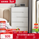 全友家居 五斗柜收纳储物客厅边柜家用餐边柜简约落地靠墙柜子