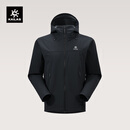 KAILAS凯乐石M8连帽软壳衣男耐磨弹力透气户外徒步防风防泼外套春夏