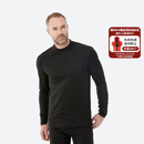 迪卡侬（DECATHLON）滑雪快干透气排汗轻量保暖滑雪打底OVW1 【男士】黑色上装 L