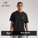 ARC'TERYX始祖鸟 KRAGG COTTON LOGO SS 透气 男子 棉质短袖T恤 24K BLACK/黑色 L