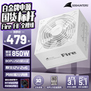长城（Great Wall）额定850W F8白色白金牌全模组电源（ATX3.1标准/原生PCIe5.1/自动启停/全电压/闪电加速）