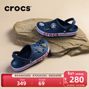 卡骆驰（CROCS）洞洞鞋贝雅卡骆班轻便耐磨一脚蹬休闲鞋|205089 深蓝/辣椒红-4CC 41 /42(260mm)
