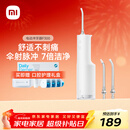 米家小米立式冲牙器洗牙器水牙线 F300烟纱白 创新散射脉冲 4档模式牙齿冲洗器 送男女友礼物新年礼物