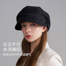 卡蒙（Kenmont）贝雷帽女百搭大头围2025新款显脸小百搭休闲复古抗静电画家帽5307