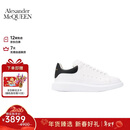 亚历山大麦昆（Alexander McQueen）情人节礼物AMQ男士系带小白鞋阔型休闲运动鞋 白色/黑色 42