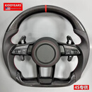 KIDDYEARS适用于大众CC迈腾POLO高尔夫67GTI帕萨特途观尚酷R碳纤方向盘改装 KY15