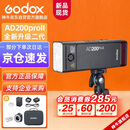 神牛AD200proII二代闪光灯外拍补光灯高速同步TTL频闪便携摄影补光灯户外摄影灯【官方标配】
