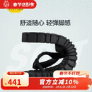 vibram户外新品 男女同款人字拖海滩防滑耐磨夹脚鞋情侣拖鞋夏 黑色 37/38